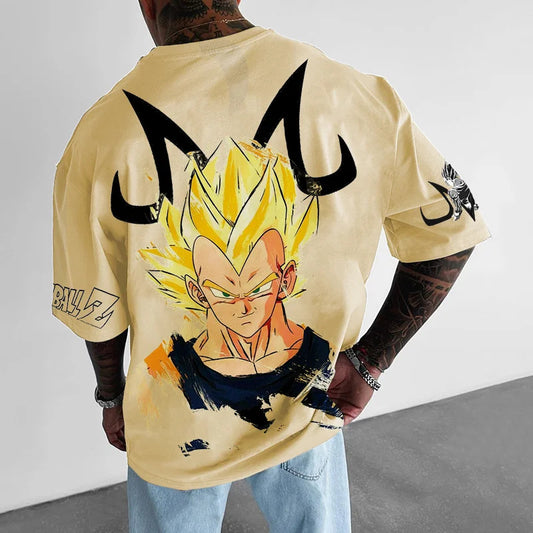 Pure Cotton Dragon Ball Z Goku Plus Size T-shirt