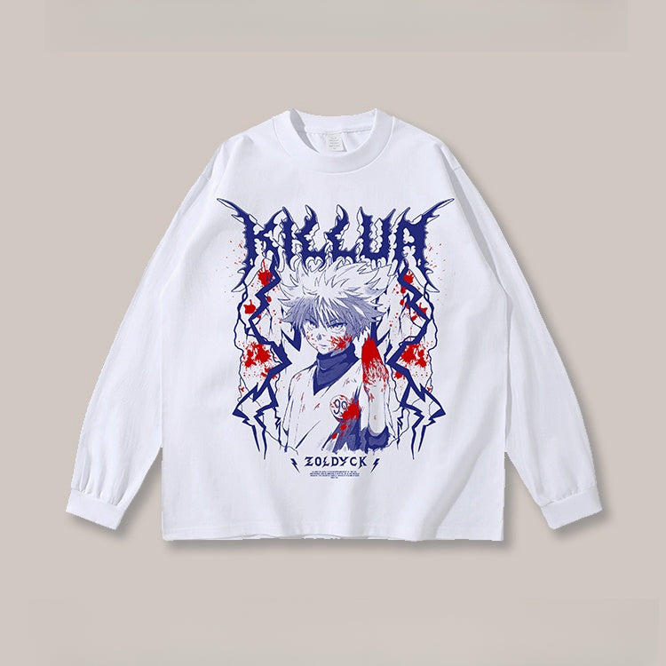 Pure Cotton Hunter X Hunter Killua Zoldyck Long Sleeve T-Shirt