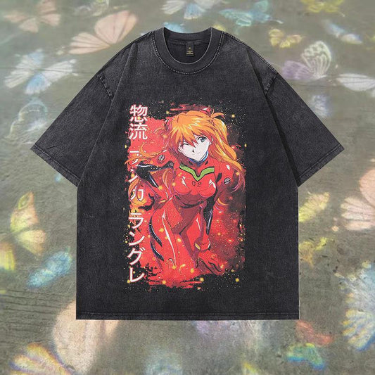 Pure Cotton Eva Asuka DTG Printed T-shirt