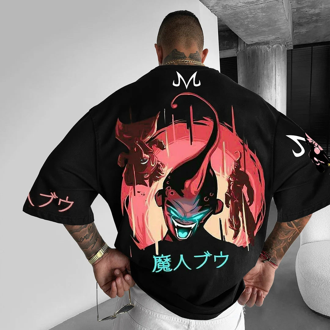 Pure Cotton Dragon Ball Son Buu Anime Plus Size T-shirt