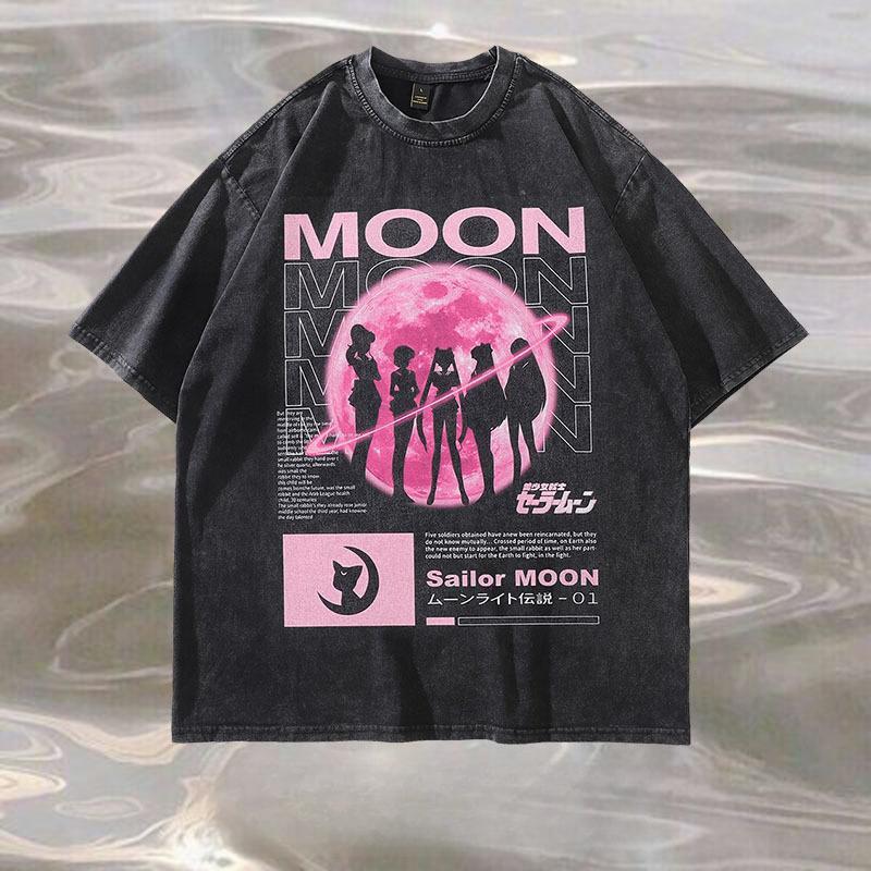 Pure Cotton Sailor Moon DTG Printed T-shirt