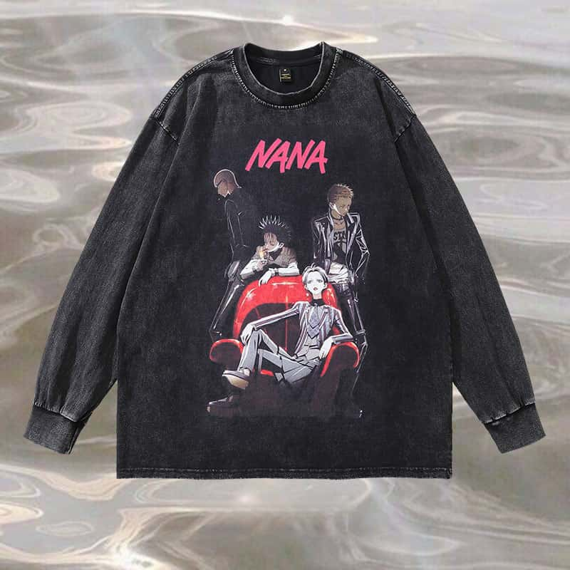 Pure Cotton Nana DTG Printed Long Sleeve T-shirt