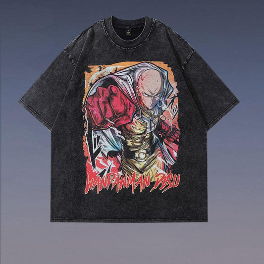 Pure Cotton One Punch Man DTG Printed T-shirt