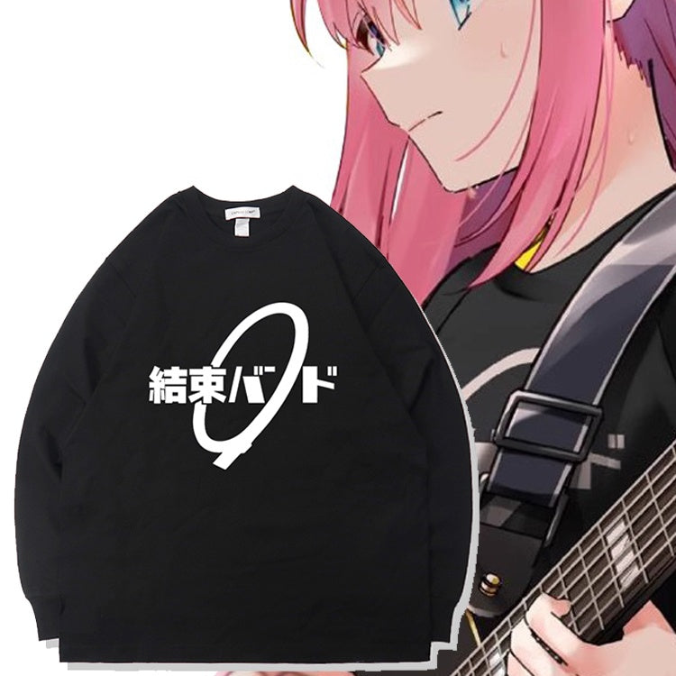 Pure Cotton Bocchi The Rock Japanese Kessoku Band Long Sleeve T-Shirt