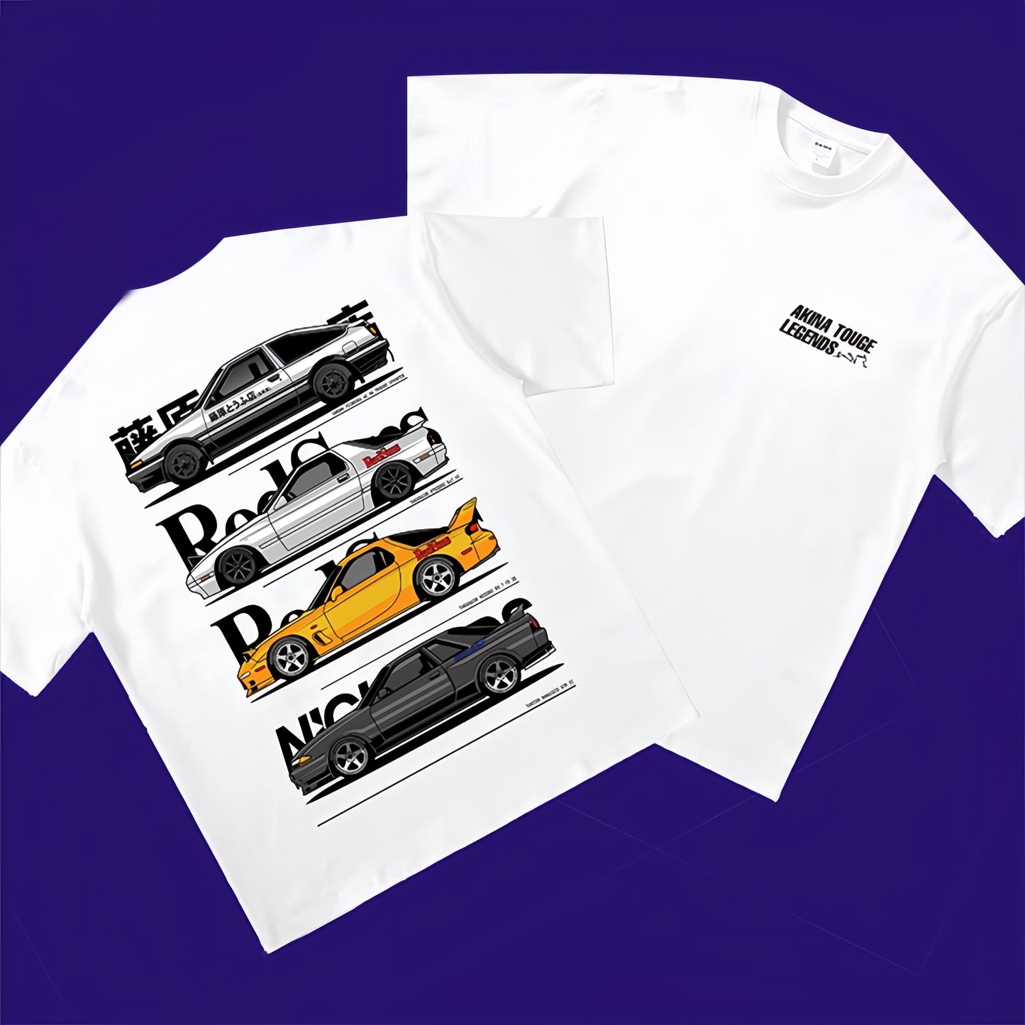 Pure Cotton Initial D Summer Tshirt