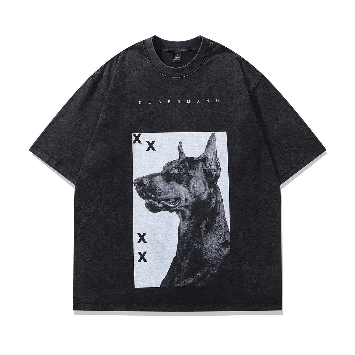 Pure Cotton Doberman Street Style DTG Printed T-shirt