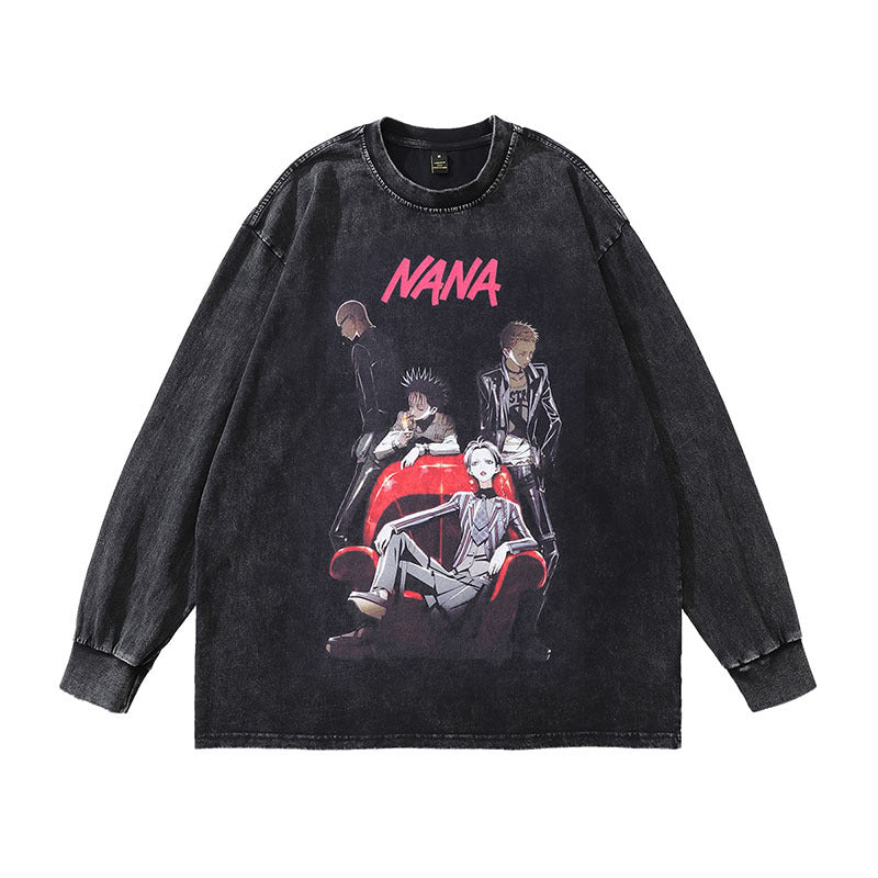 Pure Cotton Nana DTG Printed Long Sleeve T-shirt