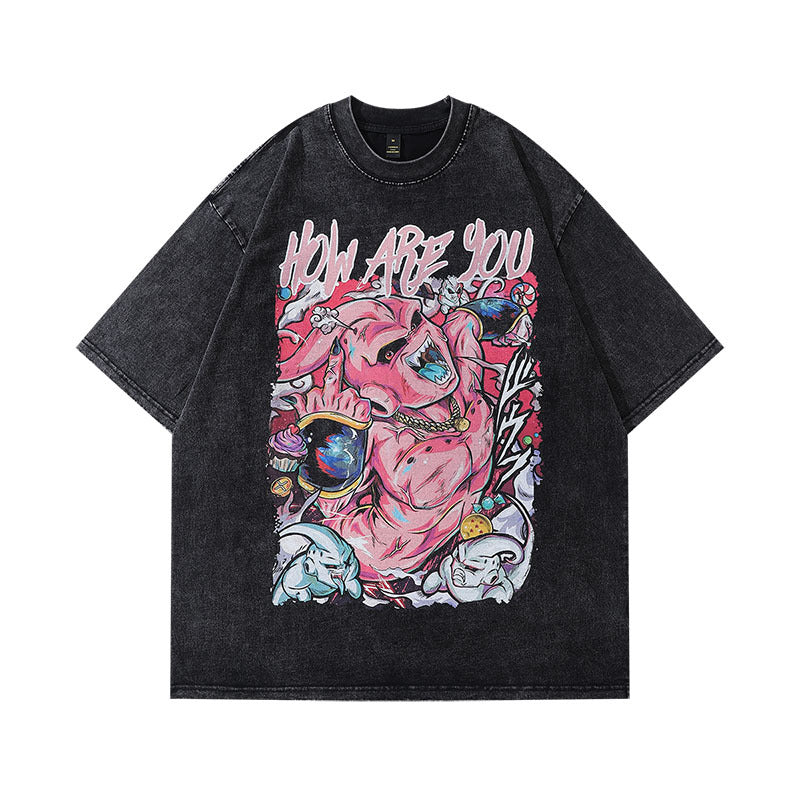 Pure Cotton Dragon Ball Street Style DTG Printed T-shirt