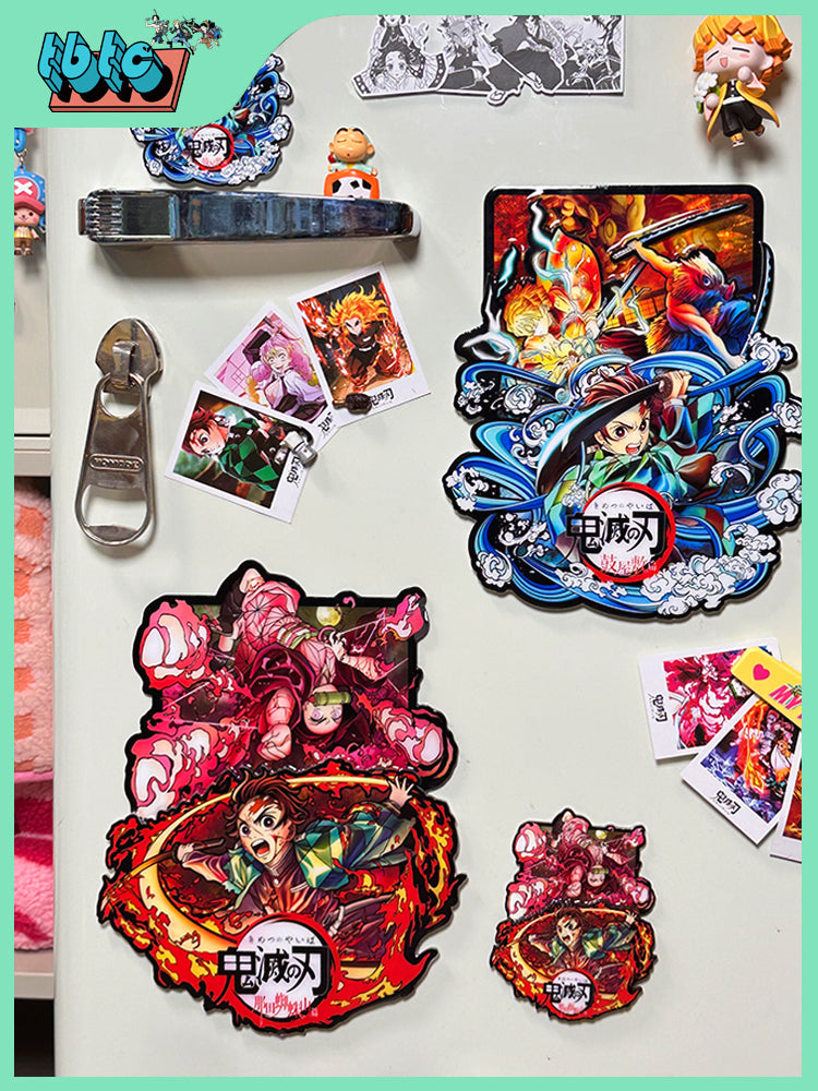 Anime Demon Slayer Fridge Magnets Toy