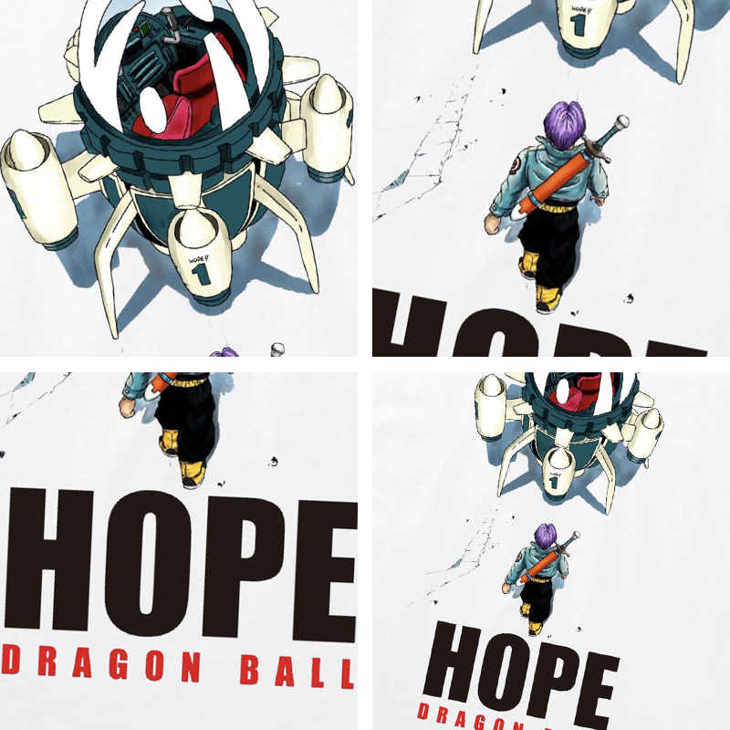 Pure Cotton Dragon Ball Trunks Hope T-Shirt