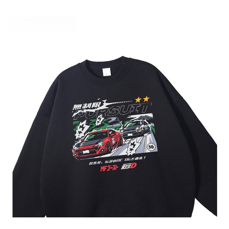 Pure Cotton Initial D Anime Pullover