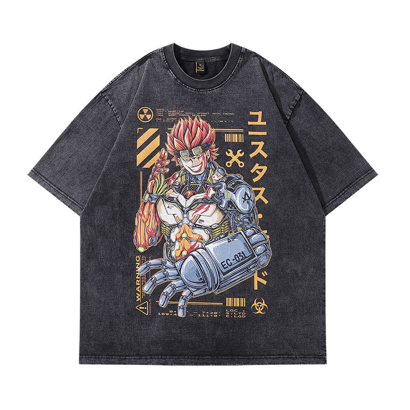 Pure Cotton One Piece Eustass Kid DTG Printed T-shirt