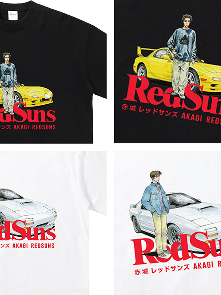 Pure Cotton Initial D Takumi Fujiwara sommert-skjorte
