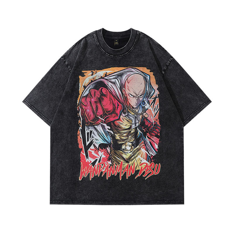 Pure Cotton One Punch Man DTG Printed T-shirt