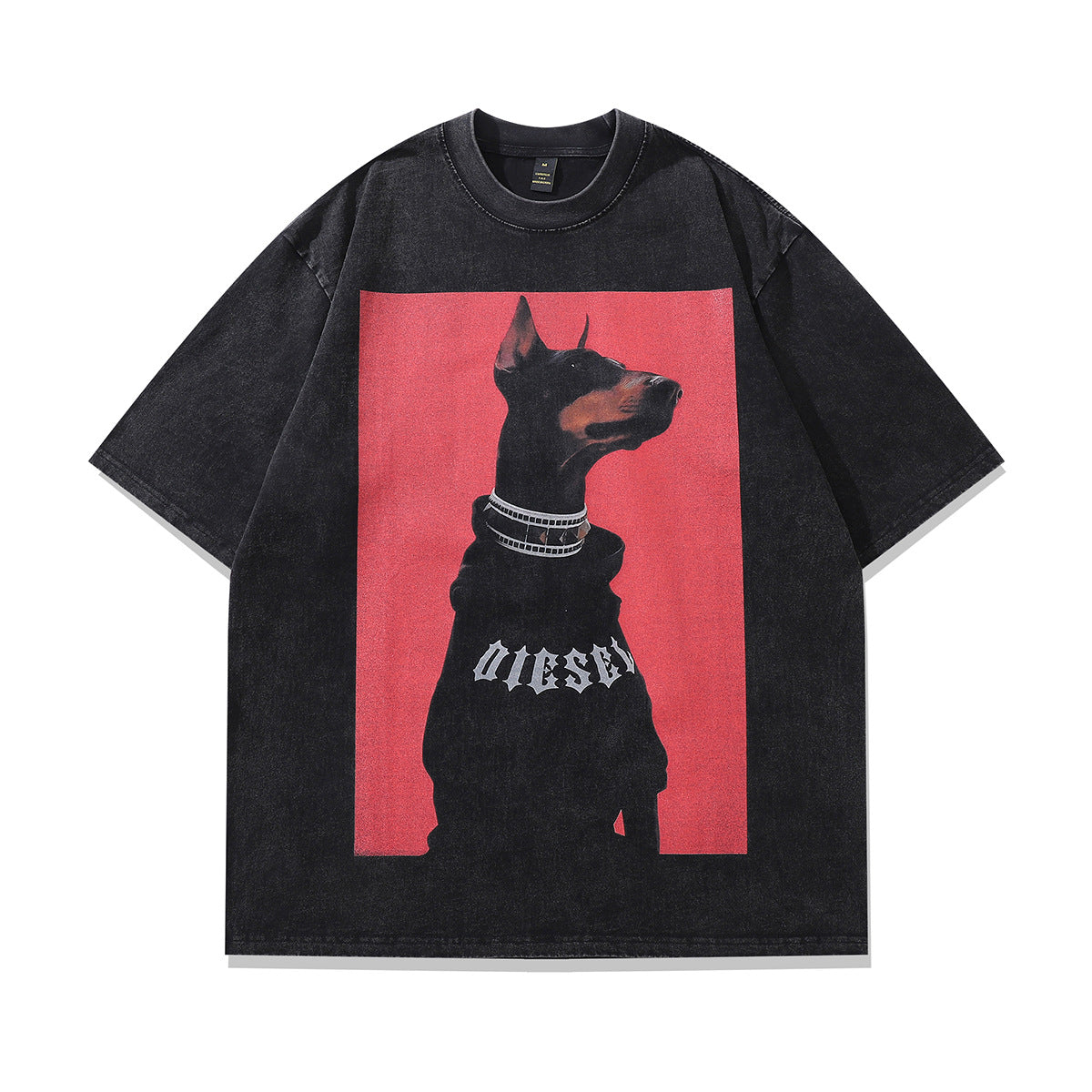 Pure Cotton Doberman DTG Printed T-shirt