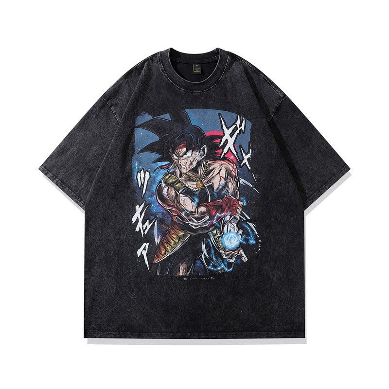 Pure Cotton Dragon Ball Goku DTG Printed T-shirt