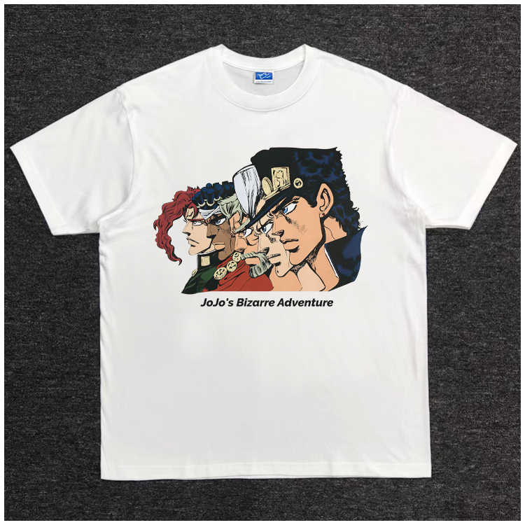 Pure Cotton Jojo’s Bizzare Adventure Stardust Crusaders DTG Printed T-shirt