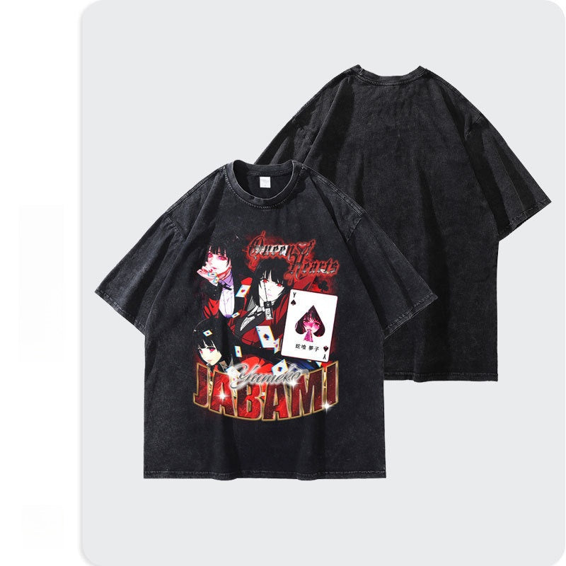 Pure Cotton Kakegurui  DTG Printed T-shirt