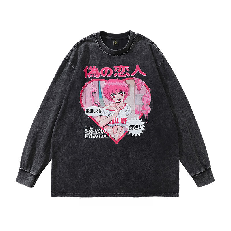 Pure Cotton My Lover DTG Printed Long Sleeve T-shirt