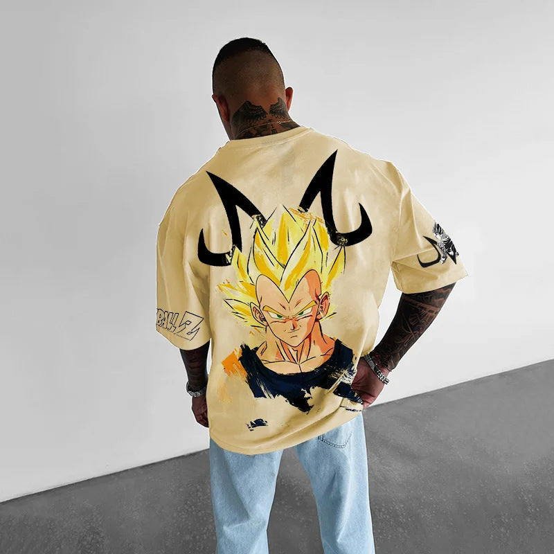 Pure Cotton Dragon Ball Z Goku Plus Size T-shirt