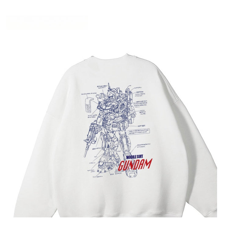 Pure Cotton Mobile Suit Gundam Anime Pullover