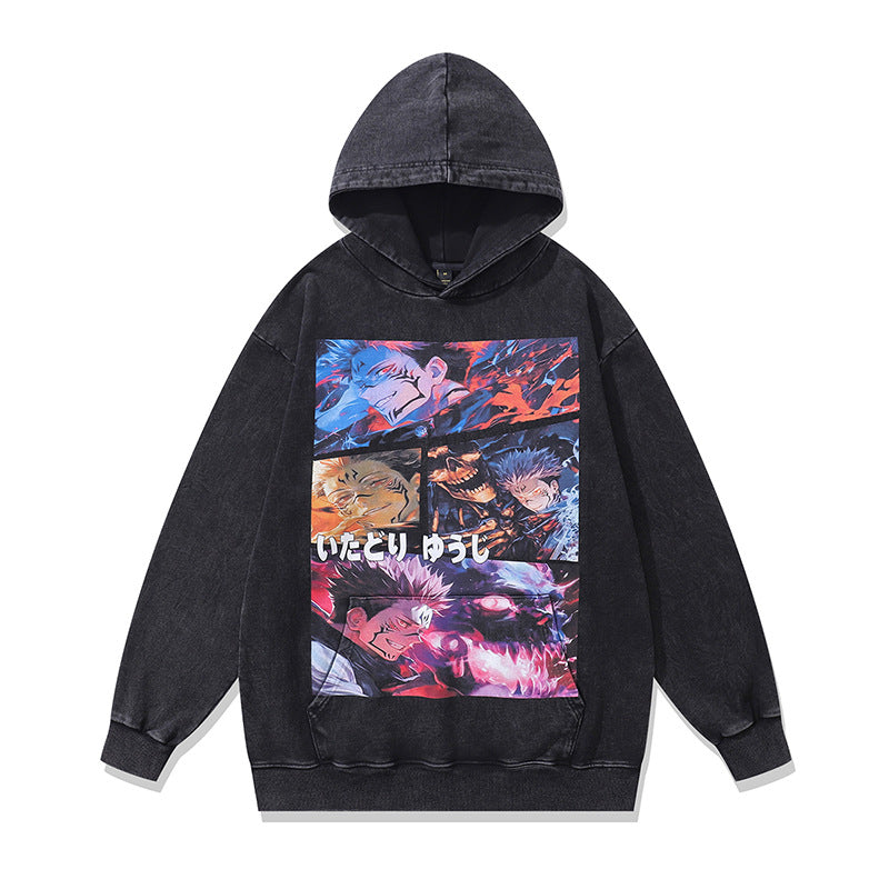 Pure Cotton Jujutsu Kaisen DTG Printed Hoodie