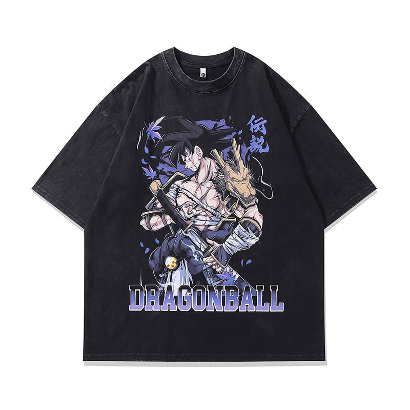 Pure Cotton Dragon Ball Goku Cool DTG Printed T-shirt