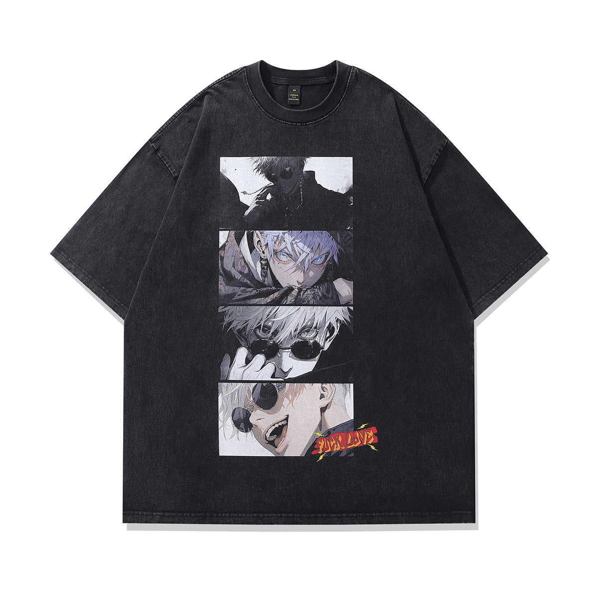 Pure Cotton Jujutsu Kaisen Satoru Gojo Dope DTG Printed T-shirt