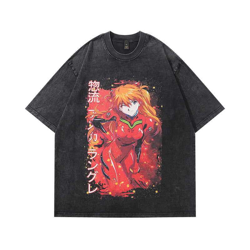 Pure Cotton Eva Asuka DTG Printed T-shirt