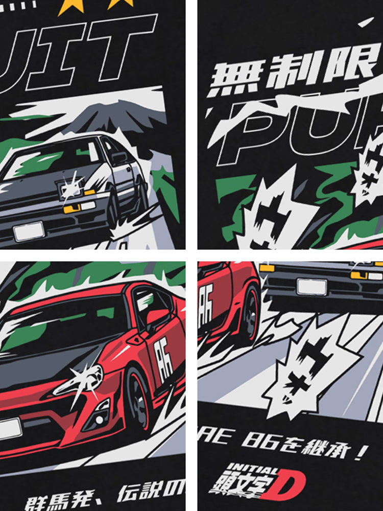 Pure Cotton Initial D Tshirt