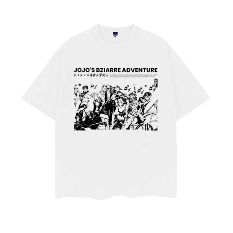 Pure Cotton Jojo’s Bizzare Adventure Manga Style DTG Printed T-shirt