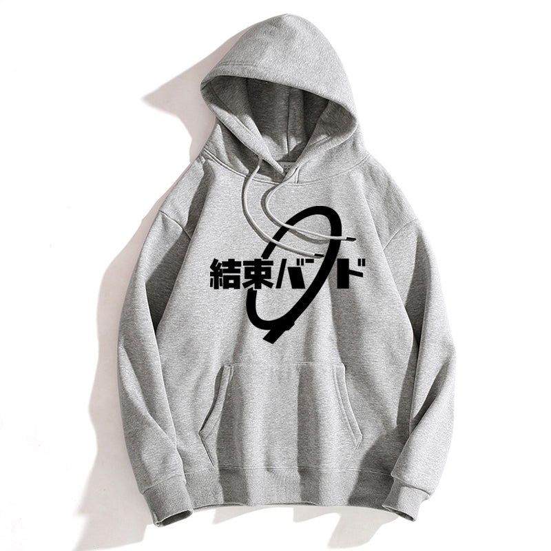 Bocchi The Rock – Kapuzenpullover der japanischen Kessoku-Band aus reiner Baumwolle