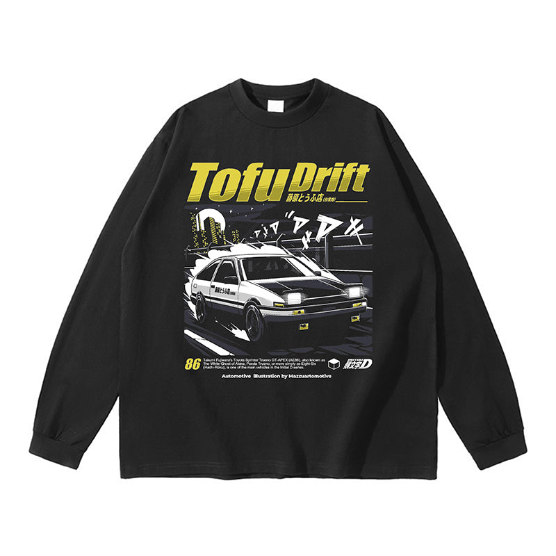 Pure Cotton Initial D Fujiwara Toufu Drift Tshirt