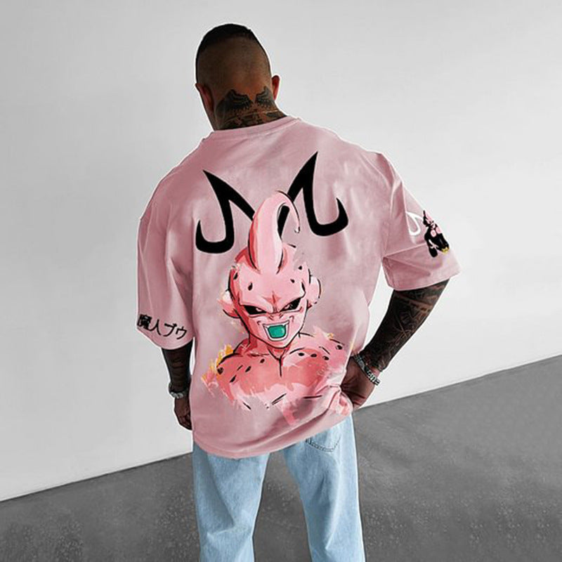 Pure Cotton Dragon Ball Buu Plus Size T-shirt