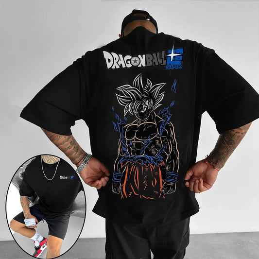 Pure Cotton Dragon Ball Z Goku Plus Size T-shirt