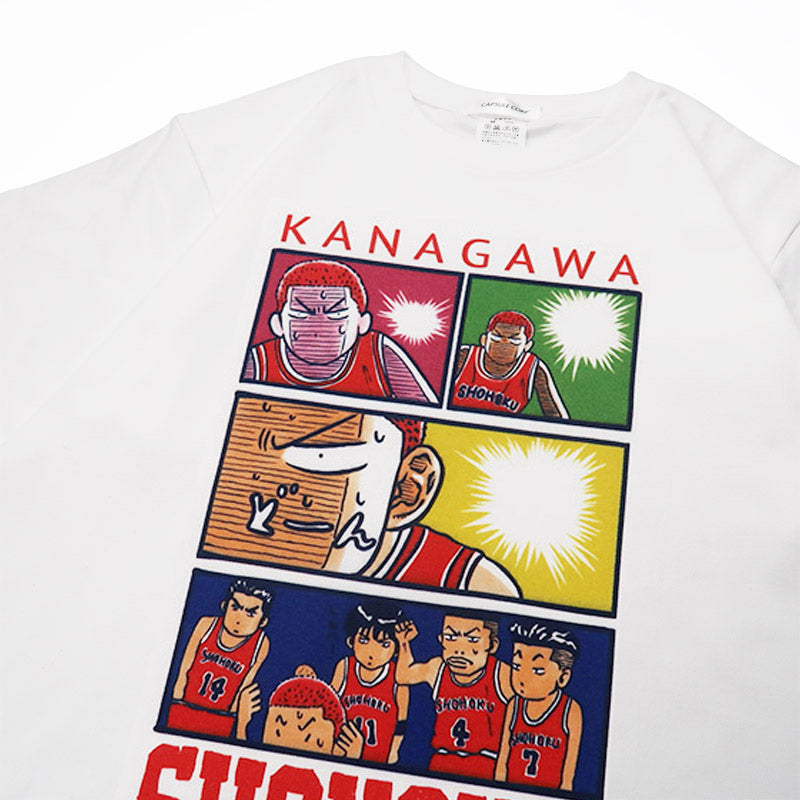 Camiseta retrô Slam Dunk de algodão puro