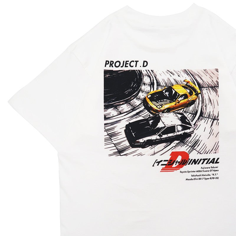 Pure Cotton Initial D Project D T-skjorte
