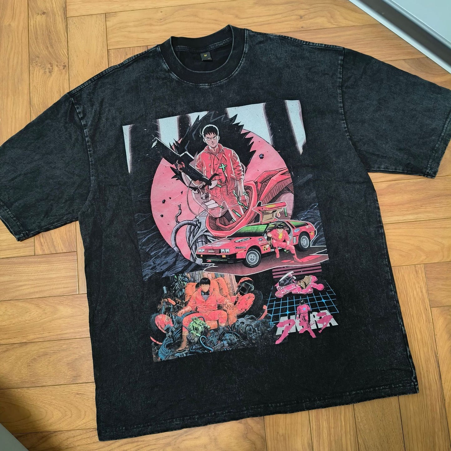 Pure Cotton Akira Retro DTG Printed T-shirt