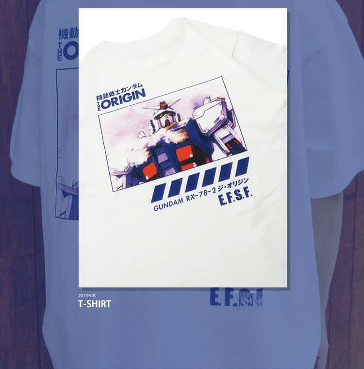 Pure Cotton Mobile Suit Gundam EFSF Summer Tshirt