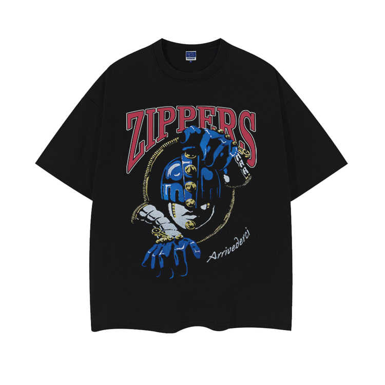 Pure Cotton Jojo’s Bizzare Adventure Sticky Fingers DTG Printed T-shirt