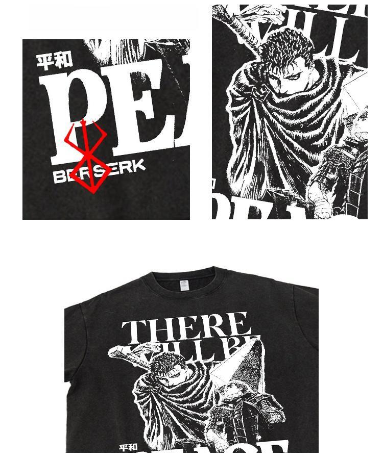 Pure Cotton Berserk Graphic T-Shirt