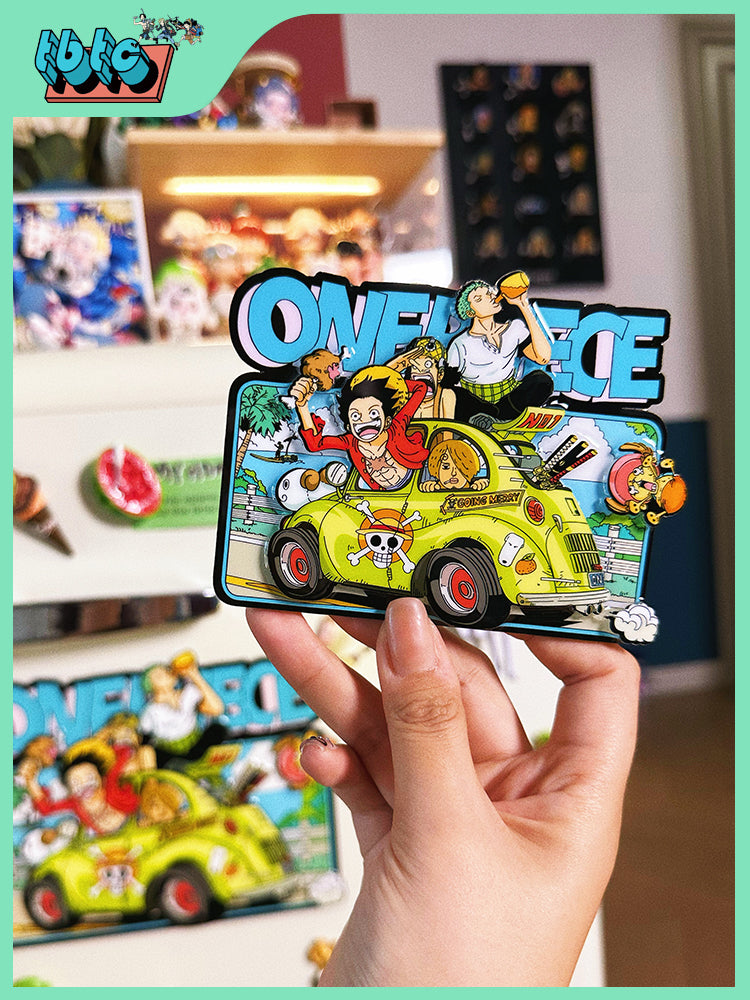 Anime One Piece Fridge Magnets Toy