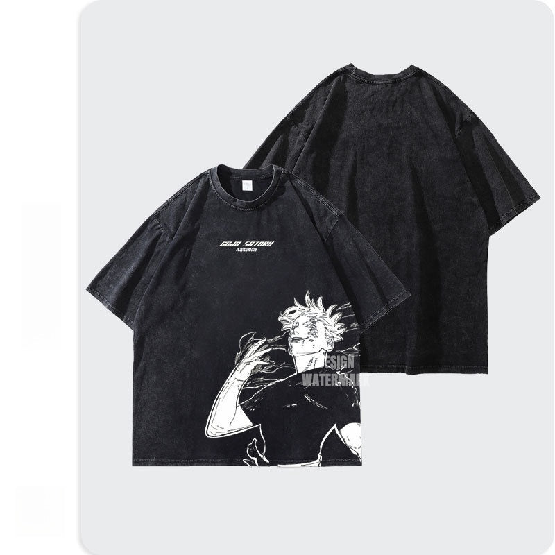 Pure Cotton Jujutsu Kaisen DTG Printed T-shirt