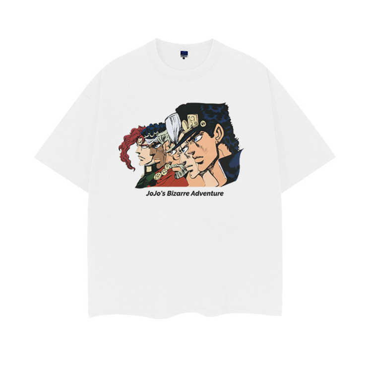 Pure Cotton Jojo’s Bizzare Adventure Stardust Crusaders DTG Printed T-shirt