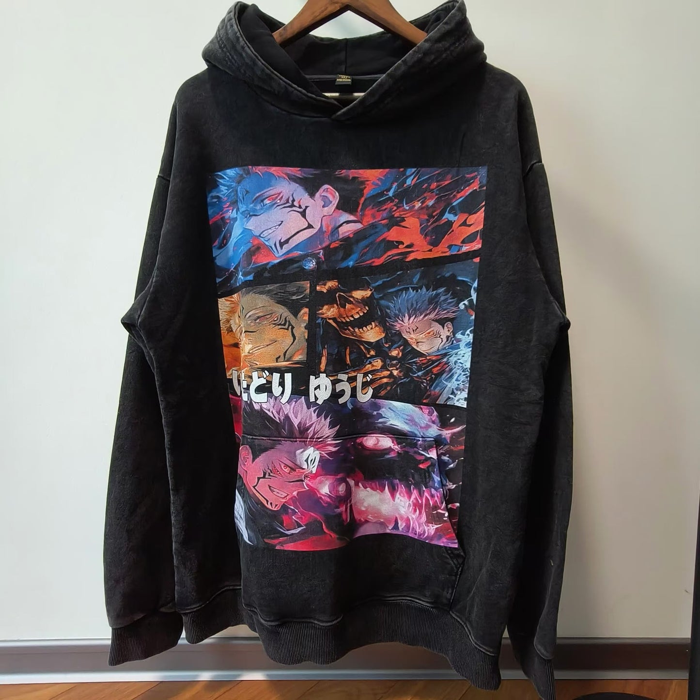 Pure Cotton Jujutsu Kaisen DTG Printed Hoodie