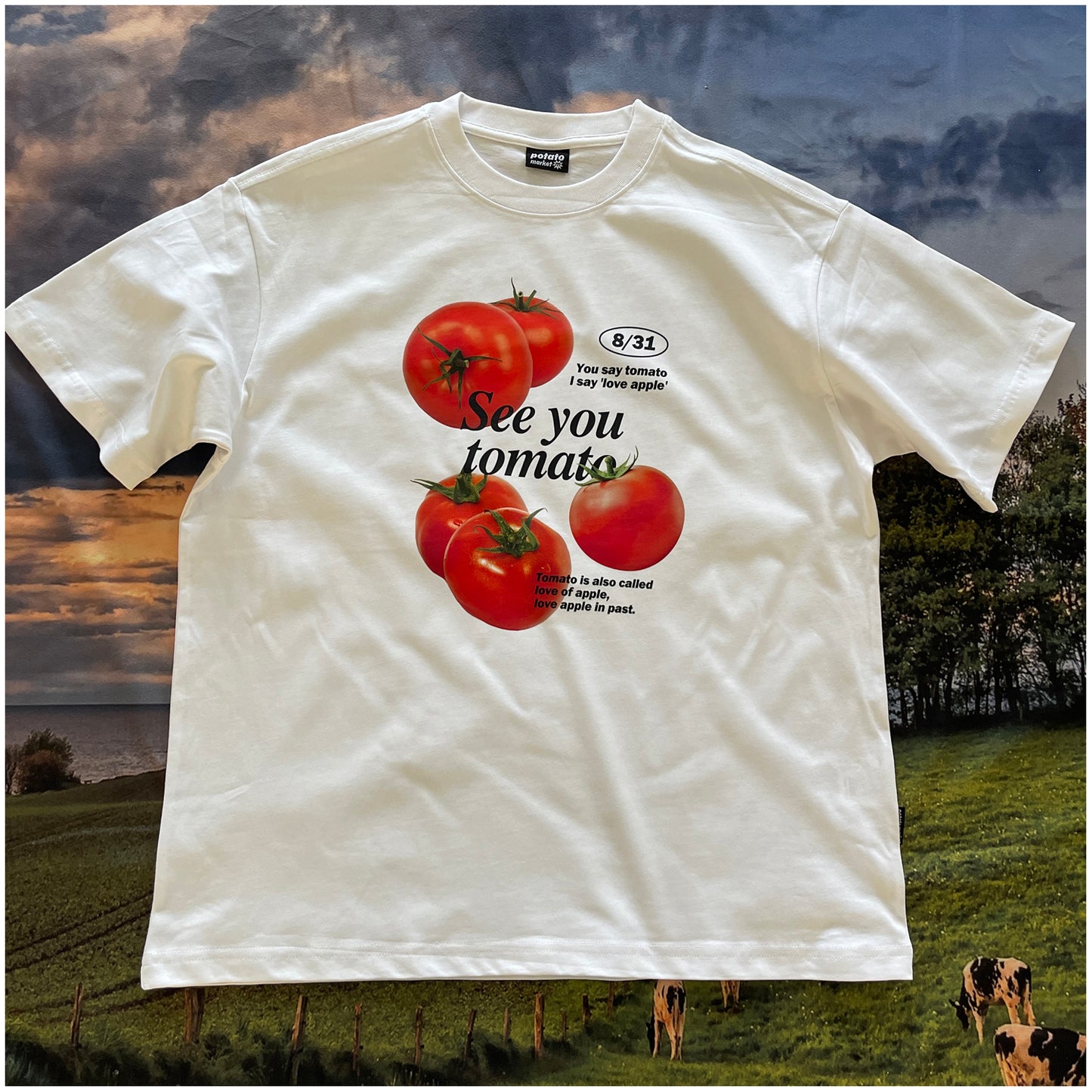 Pure Cotton See You Tomato Tshirt