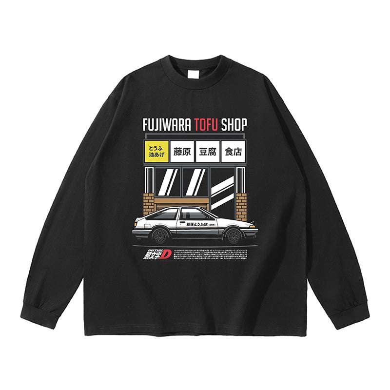 Pure Cotton Initial D Fujiwara Toufu Shop Tshirt