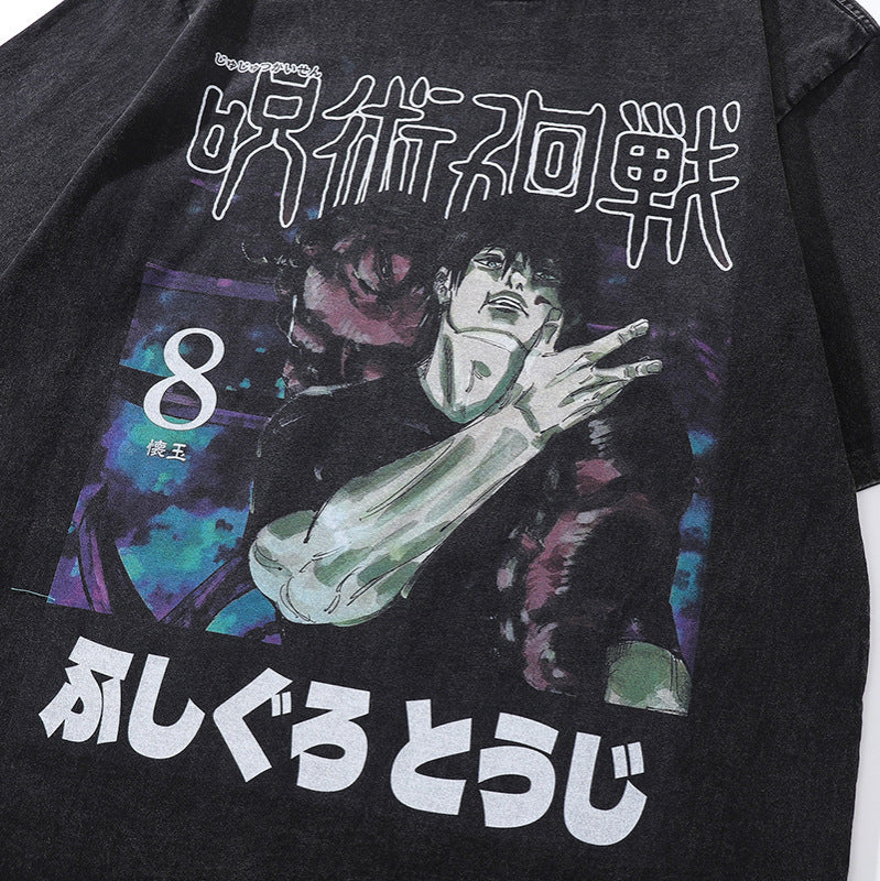 Pure Cotton Jujutsu Kaisen Cool DTG Printed Tshirt