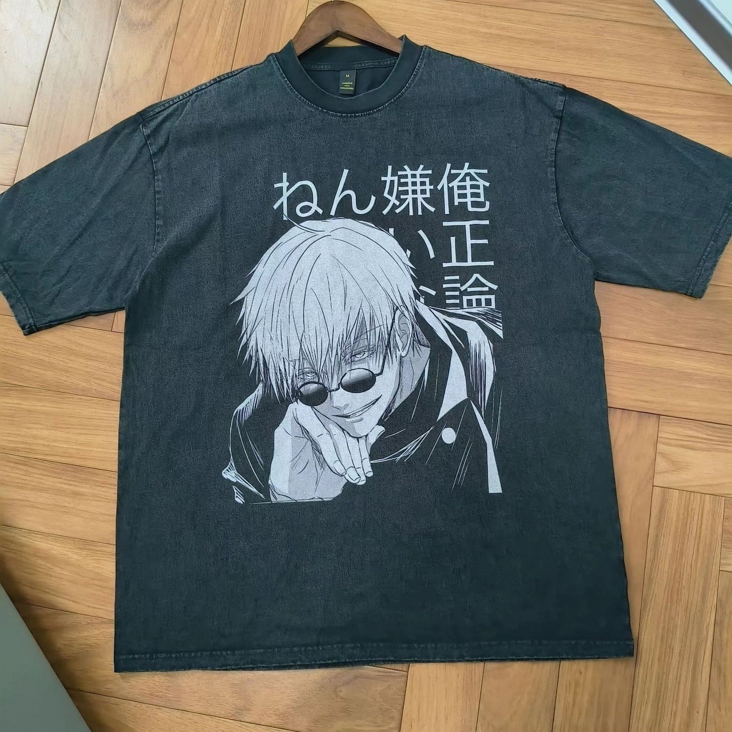 Pure Cotton Jujutsu Kaisen Satoru Gojo Cool DTG Printed Tshirt