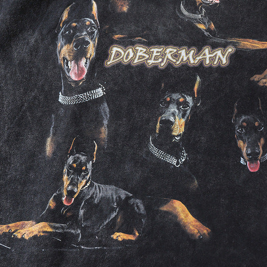 Pure Cotton Doberman Dope DTG Printed T-shirt